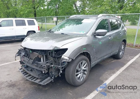 2016 Nissan Rogue Sl из США, поврежденный, VIN 5N1AT2MV2GC772985